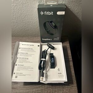 Fitbit Inspire 3 Midnight Black Smartwatch Health Fitness Tracker